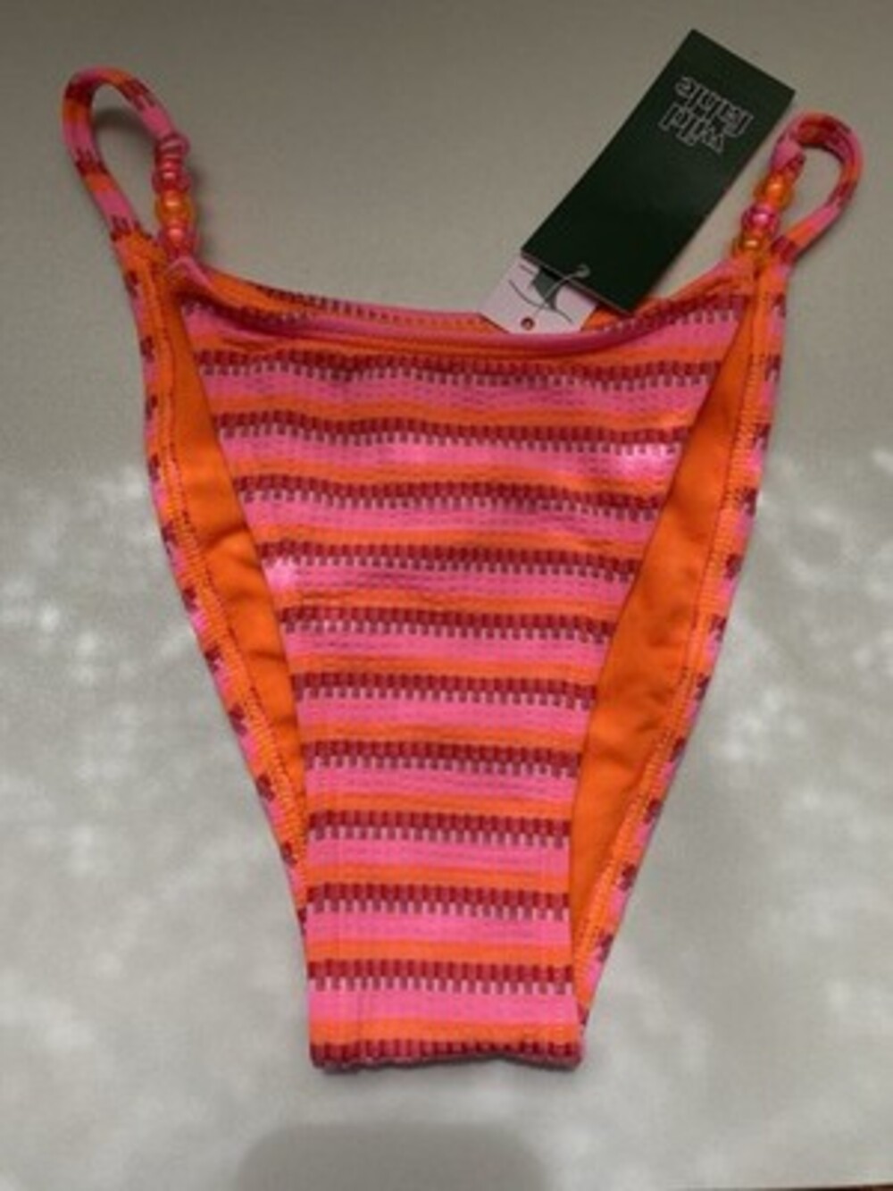 Wild Fable Bikini Bottom Women’s XS 0-2 Multicolor Solid Side-Tie High Leg New